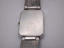 Close-up of the brushed stainless steel case back of the Seiko 2A32-5060, clearly showing model number 2A32-5060 and serial number 420720.