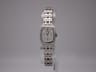 Vintage Seiko 2N0372 ladies hand-wind watch, elegant rectangular silver tone case and bracelet