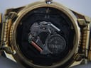 Interior view of the Seiko 7N43 quartz movement with a Renata battery and "JAPAN NO JEWELS SEIKO TIME CORP" markings.