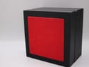 Closed black and red generic presentation box with "SEIKO" embossed on the red textured surface.