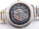 Open case back revealing the Seiko 7N42C quartz movement with a Renata 371 battery.