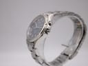 Side view of Seiko Kinetic watch showing case profile, crown, and pushers.