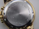 Close-up of the watch case back, showing "SEIKO ST.STEEL + BASE METAL WATER RESISTANT" and model/serial numbers "5M62-0B20 AG" and "060466".