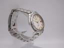 Another angled view of the Seiko watch from the side, highlighting the polished case.
