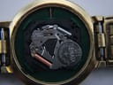 Movement shot showing the Seiko 7N29A Japanese quartz calibre and a new Renata battery.