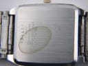 Close-up of the stainless steel case back of the Seiko 6532-5260 watch, showing model and serial.
