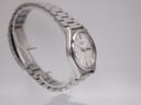Another side profile of the Seiko 6923-8000, showing the brushed finish of the stainless steel case and bracelet.