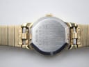 Close-up of the stainless steel case back of the Seiko watch, showing model '16-0229' and serial '850213' engravings.