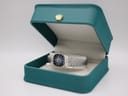 The vintage Seiko 11-3940 watch presented in a teal display box.