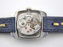 Rear view of the watch, showing the stainless steel case back engraving: Seiko, 441206, 11-3490.