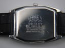 Close-up of the stainless steel case back of the Orient UNBH-CO watch, showing brand, model, water resistance (50M), and "All Stainless Steel" engravings.
