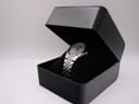 Seiko watch displayed within a black, non-original presentation box.