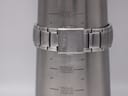 Close-up of the Seiko signed deployant clasp on a wrist sizing gauge, showing a wrist circumference of approximately 193mm.
