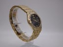 Second angled side view of the Citizen Eco-Drive watch, highlighting the octagon case and bracelet links.