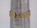 Gold tone steel bracelet of the Citizen watch on a wrist sizing gauge, showing a circumference of approximately 188mm.