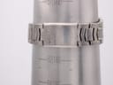 The Lorus two-tone titanium bracelet with its signed clasp, displayed on a wrist sizing gauge, indicating a wrist circumference of approximately 188mm.