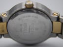 Close-up of the watch case back, showing "Gucci Timepieces," "8900L," "0013003," and "Stainless Steel Swiss Made."