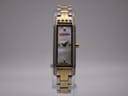 Front view of Roamer Dreamline two-tone quartz watch with mother of pearl dial.