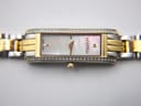 Direct front view of the Roamer Dreamline watch dial and two-tone case.