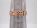 Rear view of the MVMT Signature Square bracelet on a wrist sizing gauge, showing a circumference measurement of approximately 198mm.