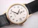 Angled close-up of the Roamer Searock dial, showing the date window at 3 o'clock and 'Swiss Made' at 6.