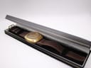 The Certina 288 watch neatly placed inside a black watch presentation box.