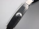 Close-up of Hamilton H163110 crown, featuring the 'H' Hamilton logo engraving.