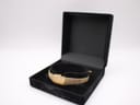 The Rotary watch presented inside a black velvet display box, demonstrating its elegant presentation.