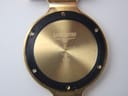 Inside view of the case back with 'LONGINES SWISS MADE' and other markings visible.