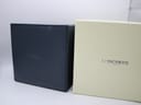 Original dark blue Longines watch box and cream outer box.