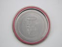 Inside of the case back with "Longines" and "Swiss Made" engravings, plus a red gasket.