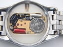 Internal view of the Longines L963.2 Swiss quartz movement with a Renata 321 battery.