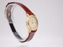 Another angled side view of the Longines L4.197.2 watch, showing the crown and case profile.