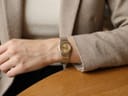 AI-generated visualisation of the Omega 595.1055 on a wrist