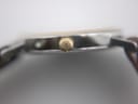 Omega de ville ladies watch, two-tone stainless steel with gold bezel, white roman dial, 1990s swiss quartz, original box photo 10