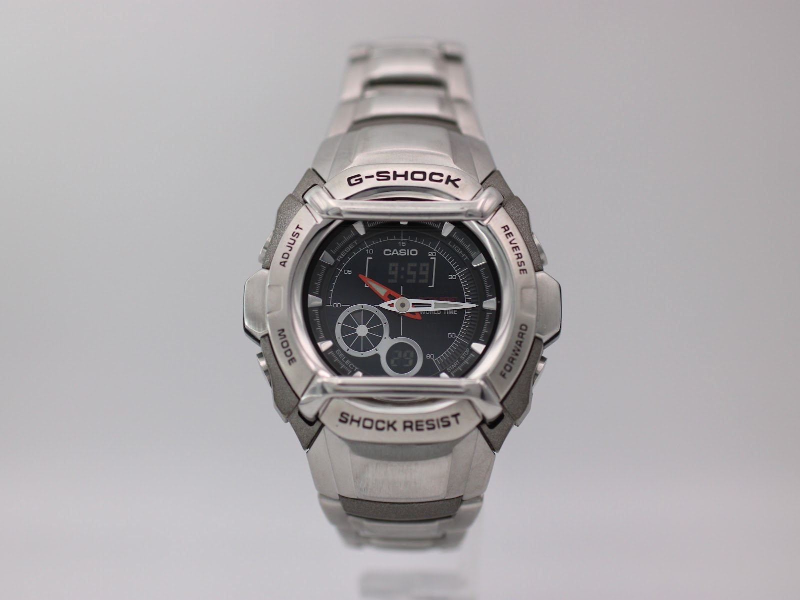 20th Anniversary Vintage CASIO G SHOCK Stainless Steel watchG-510D