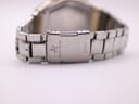 Close-up of the signed stainless steel fold-over clasp with "wave ceptor" logo and "CASIO" text.