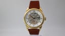 PWC London watch with white dial and gold case, 2010s