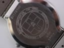 Extreme close-up of the engraved case back, showing "King Hellenic Constantine College Cup 1985 London" and limited edition number 201/2799.