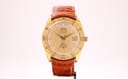 Royce watch with champagne dial and gold case, 1970s