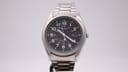 Seiko 7N42-8070 quartz watch, black dial, stainless steel bracelet, 1990s men's dress watch photo 1