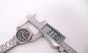 Seiko 7N42-8070 quartz watch, black dial, stainless steel bracelet, 1990s men's dress watch photo 7