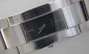Gucci 4600 M rectangular steel watch, minimalist black dial, original box & papers, swiss quartz timepiece photo 2