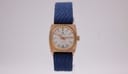 Favre-Leuba 54702 watch with silver dial and gold case, 1970s