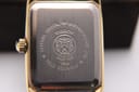 Rear view of the Tissot watch, showing the stainless steel case back with 'TISSOT', 'SAPPHIRE CRYSTAL', 'WATERRESISTANT 30M', 'STAINLESS STEEL', and model 'T815' engravings.