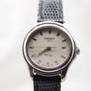 Tissot PR 50 Swiss quartz watch, silver dial, date window