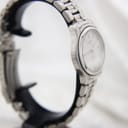 Close-up of the original Tissot titanium bracelet clasp