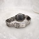 View of the titanium bracelet links on the Tissot watch