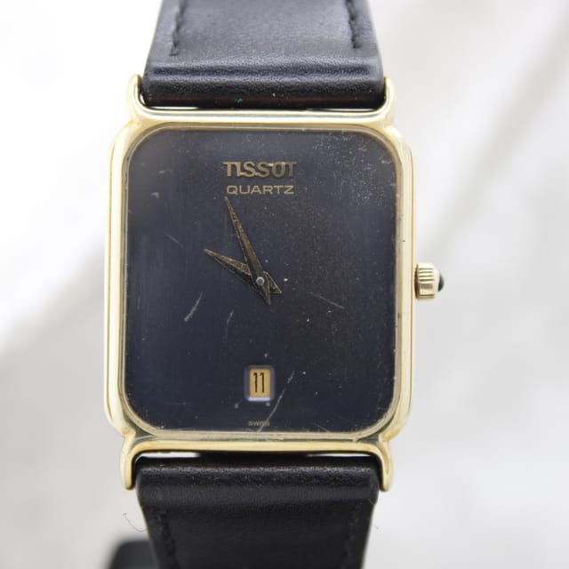 TISSOT Tissot VINTAGE rectangular black dial — photo 1