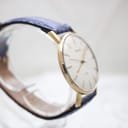 Another angled side view of the Sekonda watch, highlighting the vintage acrylic crystal.